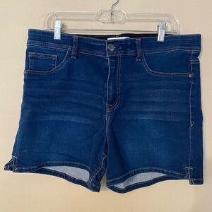 Angels Forever Young Blue Denim Shorts